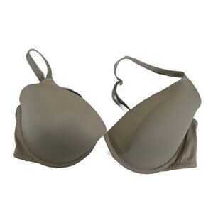 PINK Wear Everywhere Lightly Lined T-shirt Bra in Beige Size 36D